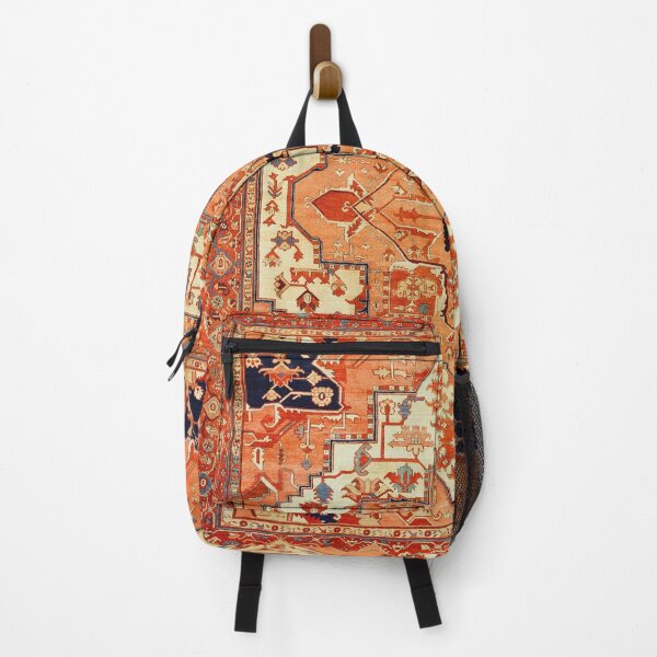 Item preview, Heriz Floral Vintage Persian Carpet Print designed and sold by Vicky Brago-Mitchell®.