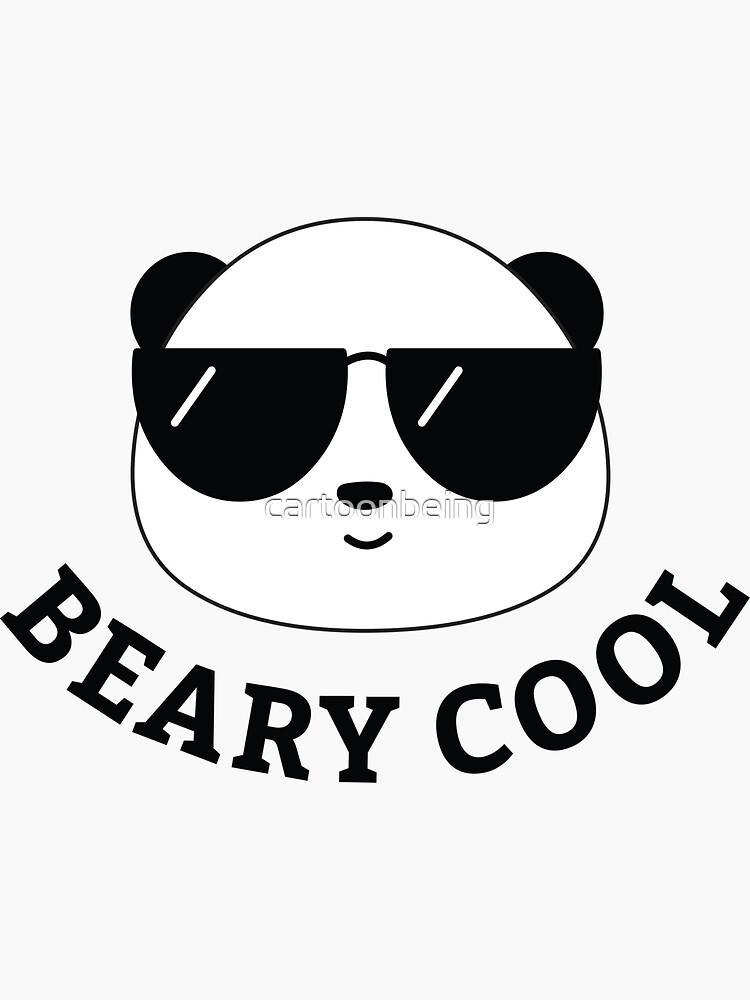 Beary Cool Panda by cartoonbeing