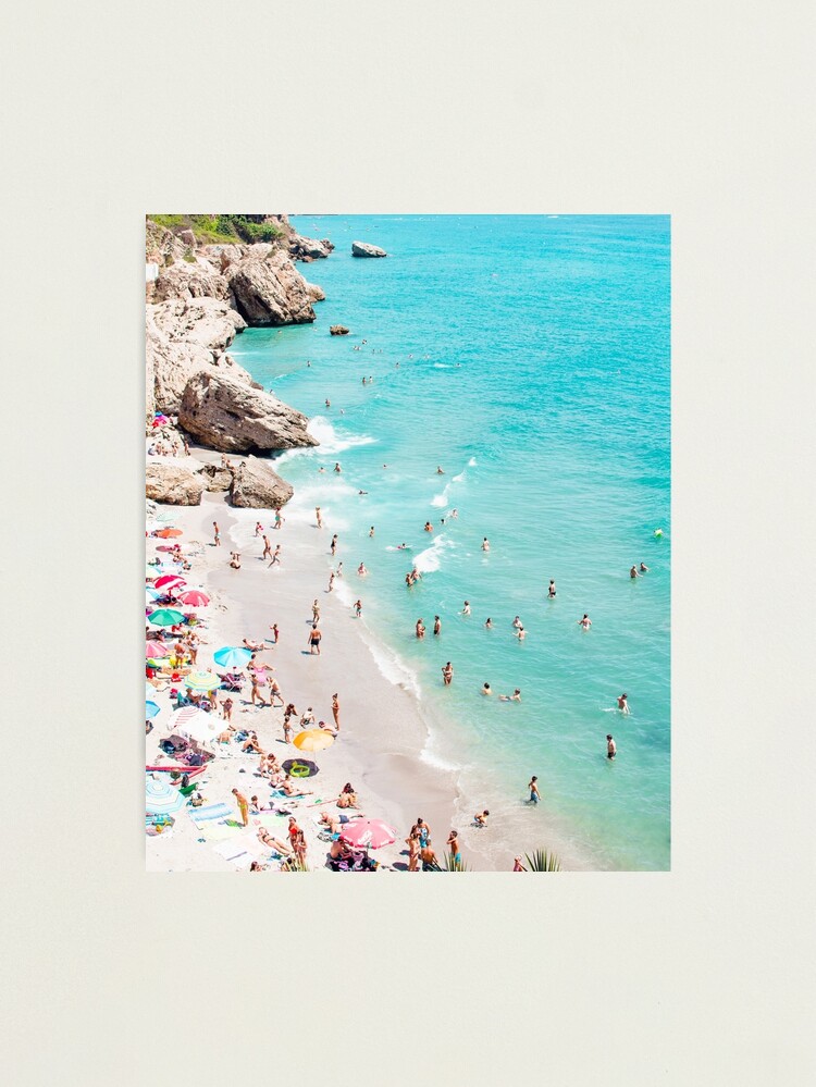 Alternate view of Coastal, Beach art, Blue Water, Sea, Ocean Photographic Print