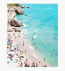 Coastal, Beach art, Blue Water, Sea, Ocean Photographic Print
