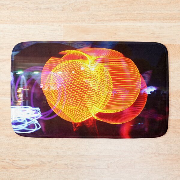 Item preview, Poi spinning photograph at night - WelshDesigns designed and sold by welshdesigns.