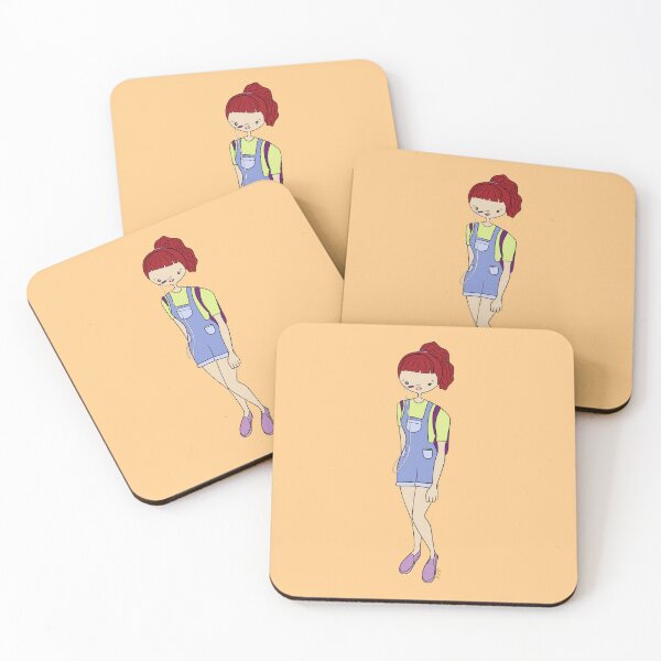 Item preview, Cute Girl With Nasal Feeding Tube (Orange) designed and sold by misslovelymess.
