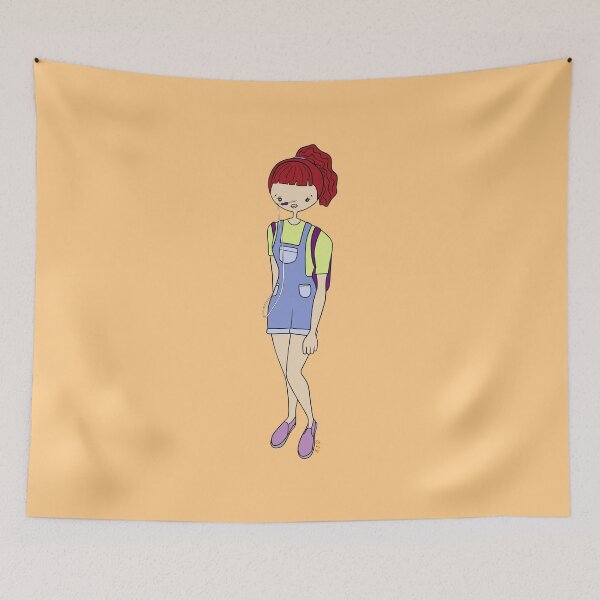 Item preview, Cute Girl With Nasal Feeding Tube (Orange) designed and sold by misslovelymess.