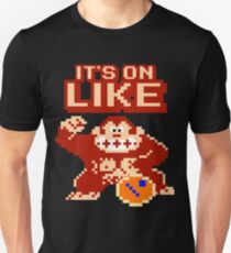 It's On Like Kong Gamer Computer Geek Donkey Kong Unisex T-Shirt