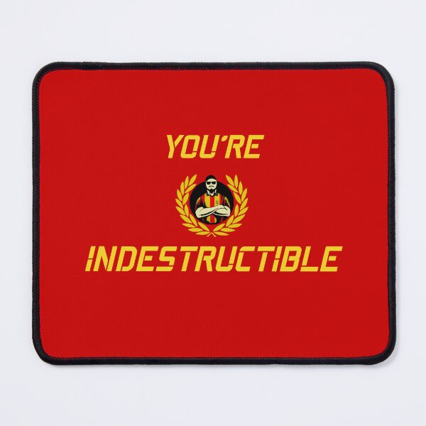 Item preview, Indestructible - red flat - Mechelen Tshirt, sticker, hoodie designed and sold by Kakker4Life.