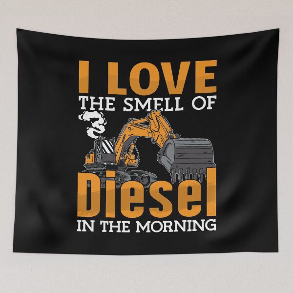 Item preview, Excavator I Love The Smell Of Diesel Construction designed and sold by tshirtconcepts.