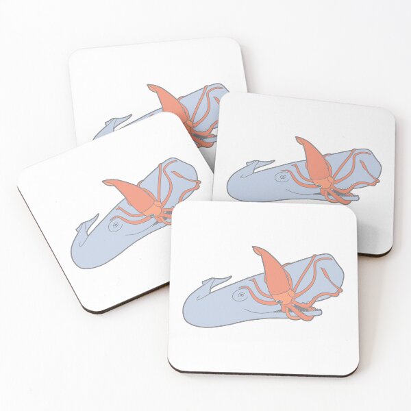 Item preview, Squid & Whale designed and sold by nerdpins.