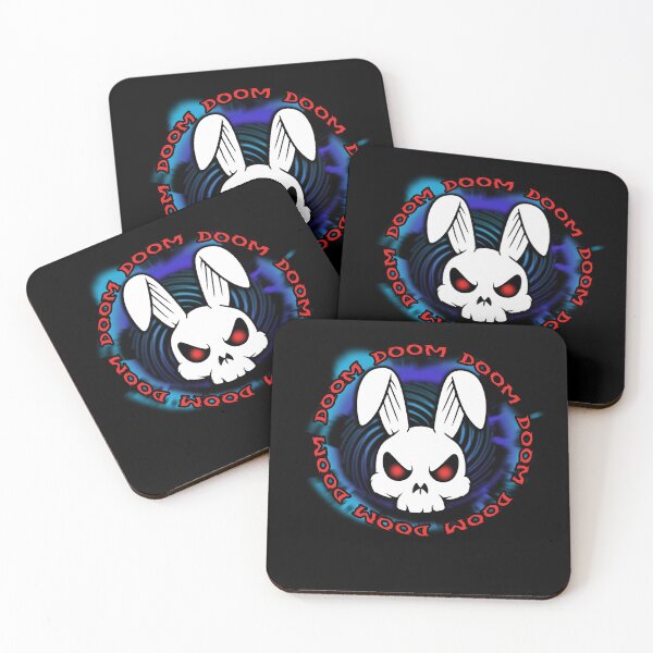 Item preview, DOOM BUNNY. Bunny Skull. designed and sold by AllLeftSides42.