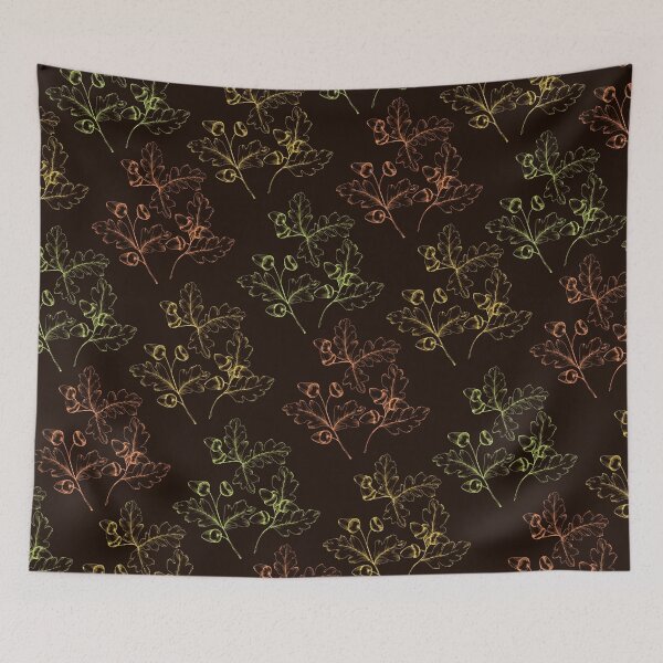 Item preview, Abstract falling autumn leaves pattern designed and sold by cutecrazytshirt.