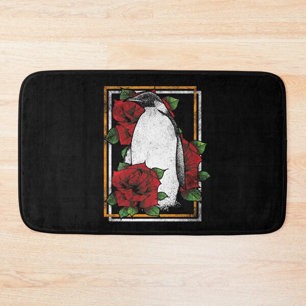 Item preview, King penguin with roses designed and sold by Mila1946.