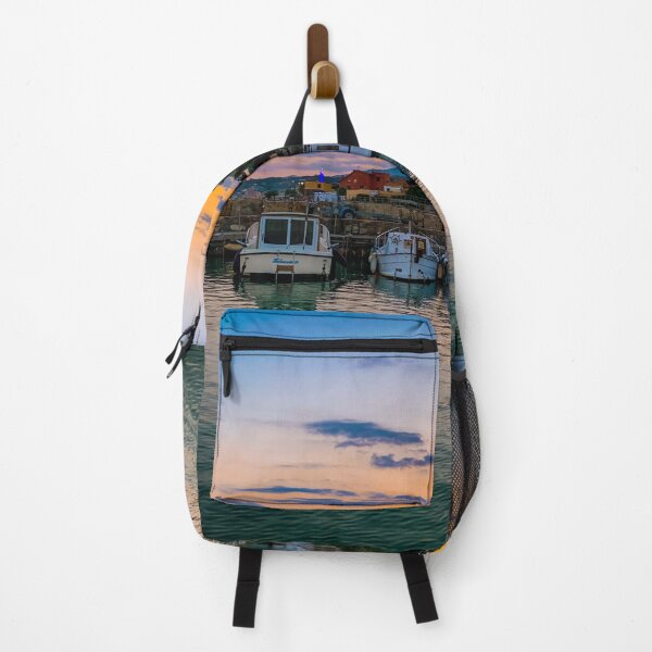Item preview, Seaport Summer Sunset Boats designed and sold by eleonoraingrid.