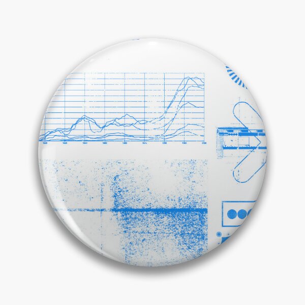 Item preview, Blue Grunge Screenprint  designed and sold by AshTreeCrtvCo.