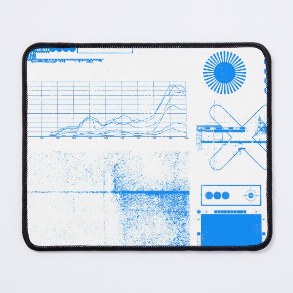Item preview, Blue Grunge Screenprint  designed and sold by AshTreeCrtvCo.