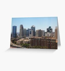 San Diego Cityscape Greeting Card