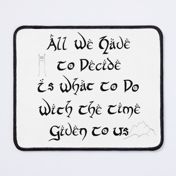 Item preview, All We Have to Decide designed and sold by Prec7ousArt.