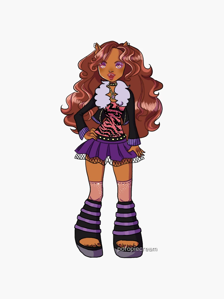 Monster High™ Clawdeen Wolf Vinyl Sticker