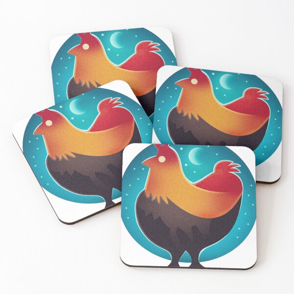 Item preview, Chicken in moonlight designed and sold by Sebastian Karlsson.