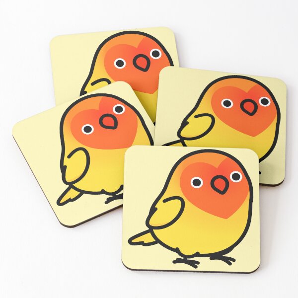 Item preview, Chubby Fischer's Lutino Lovebird designed and sold by birdhism.