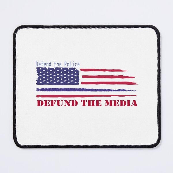 Item preview, defend the police defund the media  Shirt Vintage Fake News Political 2022 Women Pride designed and sold by AdOmar.