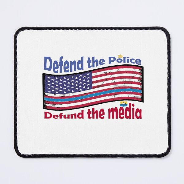 Item preview, defend the police defund the media  Shirt Vintage Fake News Political 2022 Women Pride designed and sold by AdOmar.