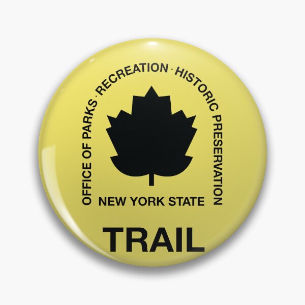 Item preview, NYS Park and Recreation Trail Marker Yellow designed and sold by repyourparks.