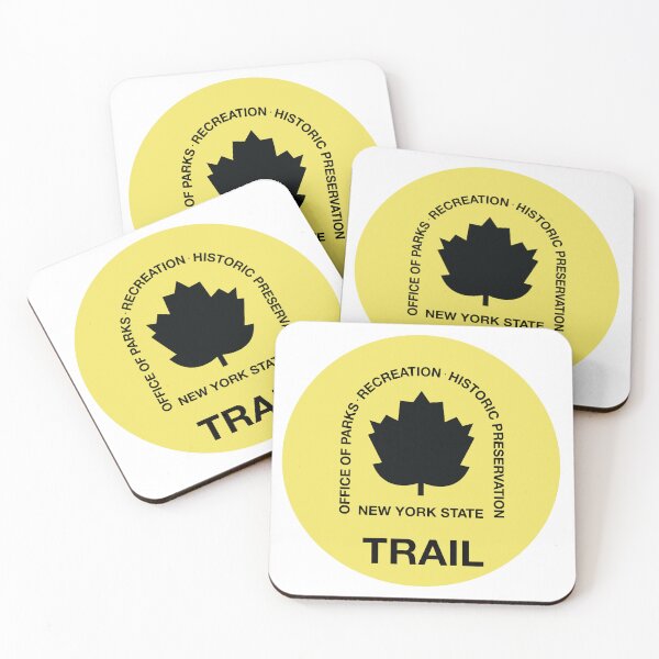 Item preview, NYS Park and Recreation Trail Marker Yellow designed and sold by repyourparks.