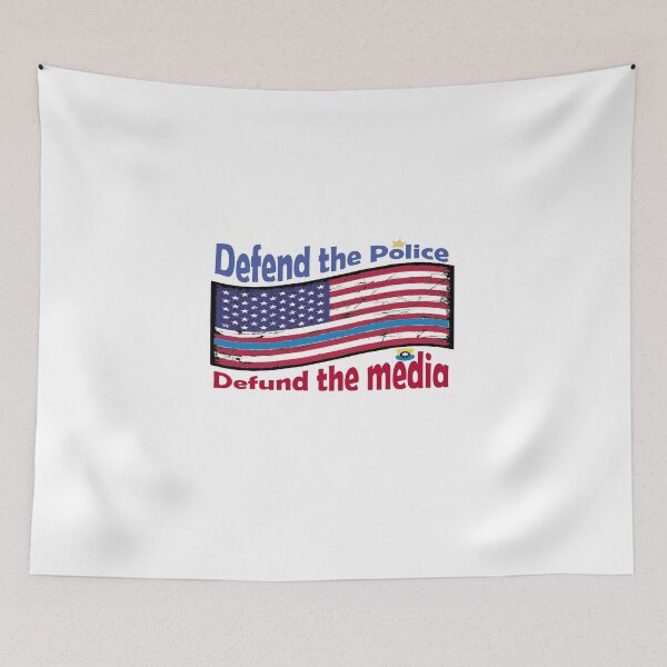 Item preview, defend the police defund the media  Shirt Vintage Fake News Political 2022 Women Pride designed and sold by AdOmar.