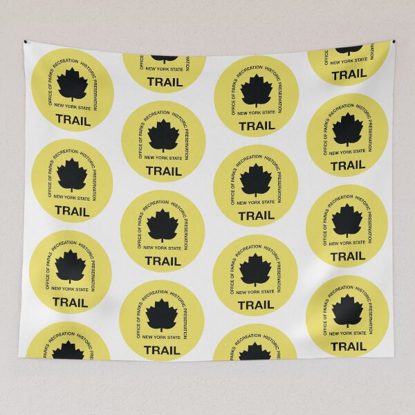 Item preview, NYS Park and Recreation Trail Marker Yellow designed and sold by repyourparks.