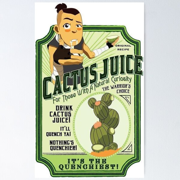 Aperçu de l'œuvre Jus de Cactus Sokka créée et vendue par GeeksNGamers.