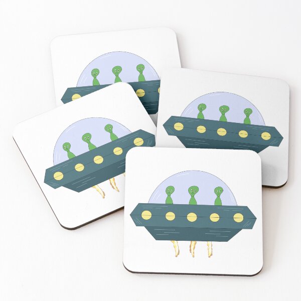Item preview, Aliens in Space Ship designed and sold by kaylanettleton.