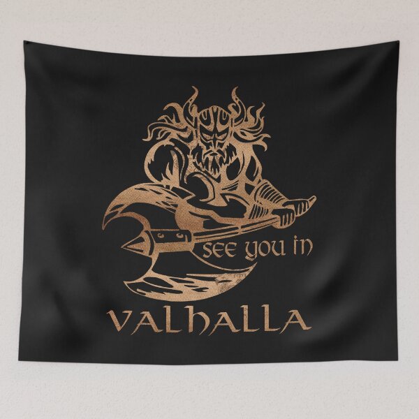 Aperçu de l'œuvre Rendez-vous à Valhalla Viking, Viking Apparel créée et vendue par OSTONSHOP.
