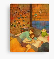 Arm pillow Canvas Print