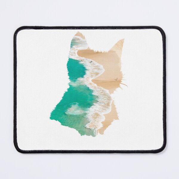Item preview, Sandy Beach Foamy Sea Cat designed and sold by kryative.