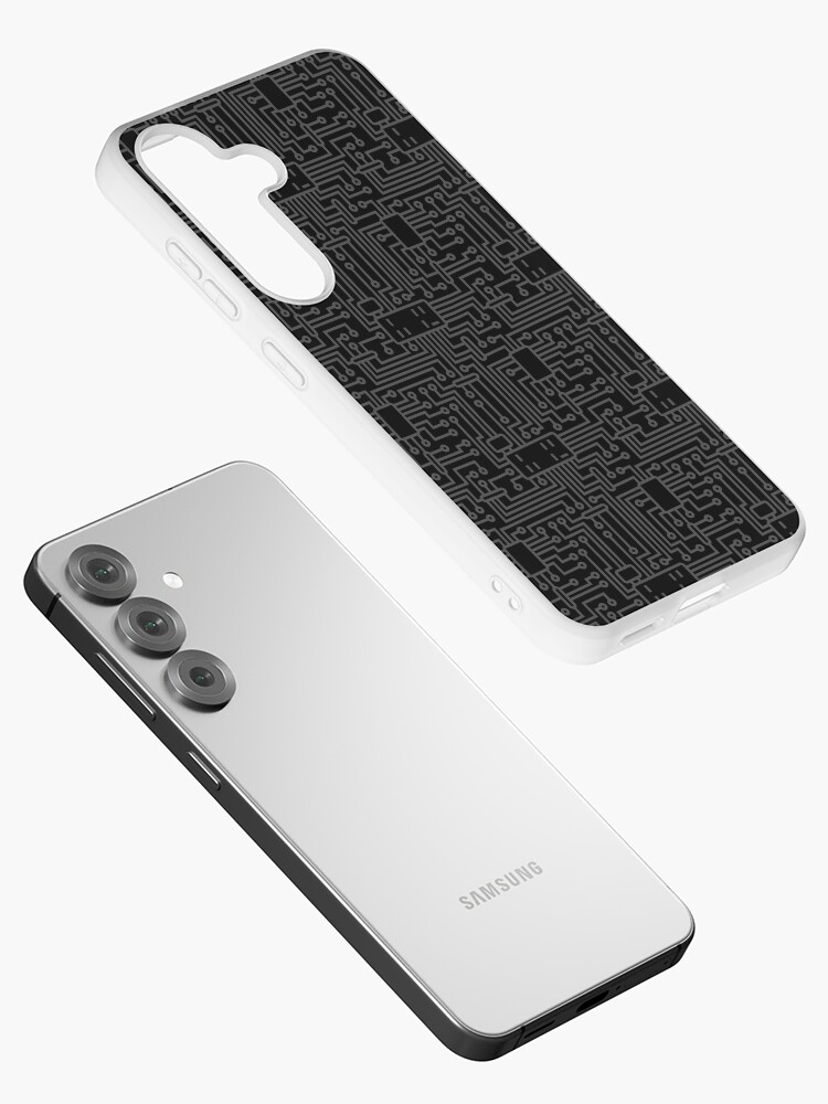 Thumbnail 2 of 4, Samsung Galaxy Phone Case, Circuits designed and sold by querkmachine.