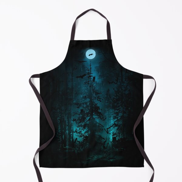 Item preview, Misty Blue Moon Landscape With Owls designed and sold by Area31Studios.