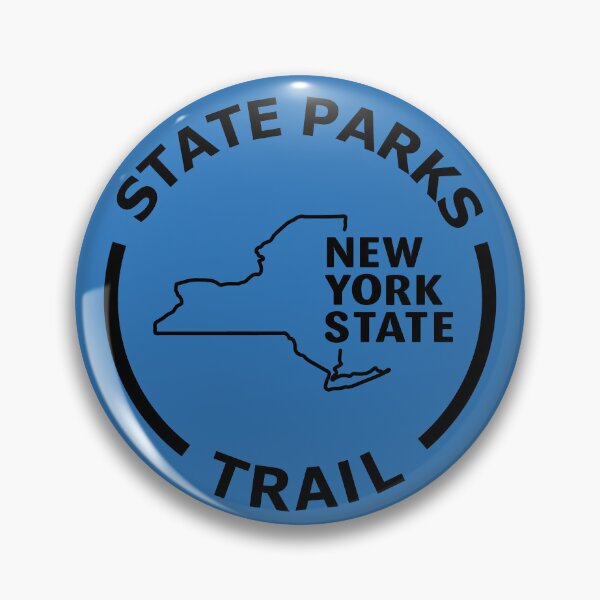 Item preview, NYS State Parks Trail Marker Blue designed and sold by repyourparks.