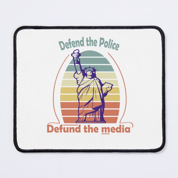 Item preview, defend the police defund the media  Shirt Vintage Fake News Political 2022 Women Pride designed and sold by AdOmar.