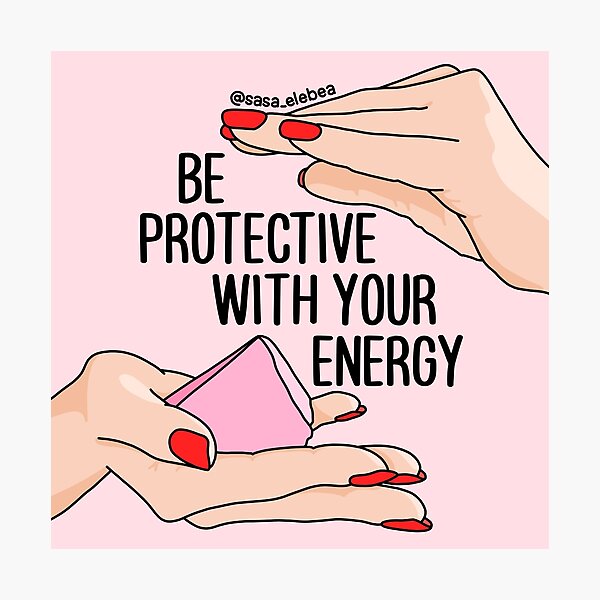 Be protective with your energy by Sasa Elebea Photographic Print
