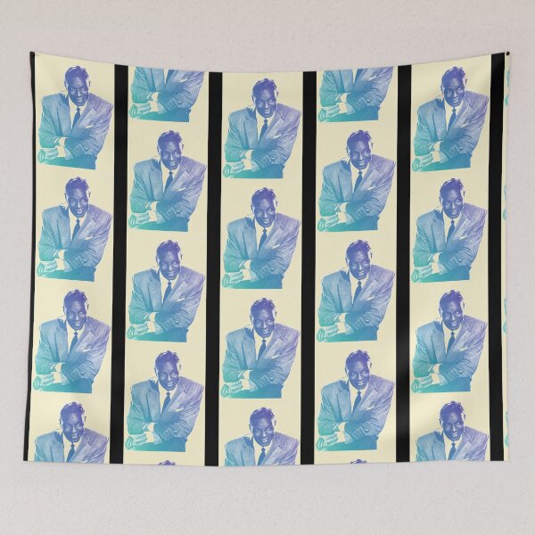 Item preview, Nat King Cole Cool Blue Print   designed and sold by TheCloudDesign.