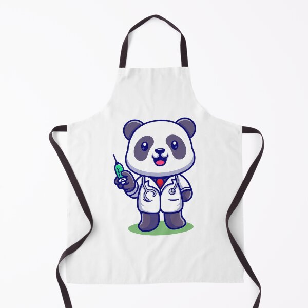 Item preview, Cute panda doctor holding a syringe designed and sold by Tobasiano.