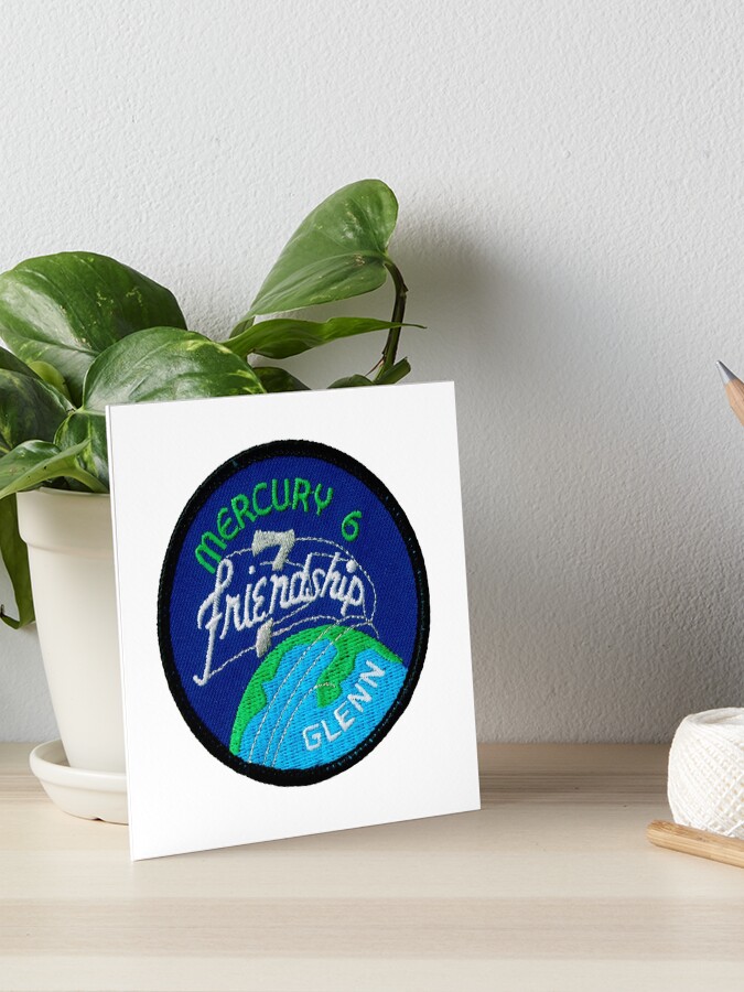 NASA Space Shuttle Mission Mercury-Atlas 6 John Glenn Friendship 7 Sticker Decal