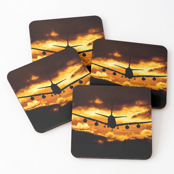 Item preview, AVIATION #16 - Airliner Piercing Dark Clouds into Golden Light designed and sold by DEL-Productions.