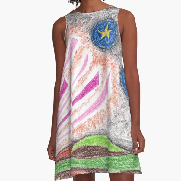 1005 - Star Night A-Linien Kleid