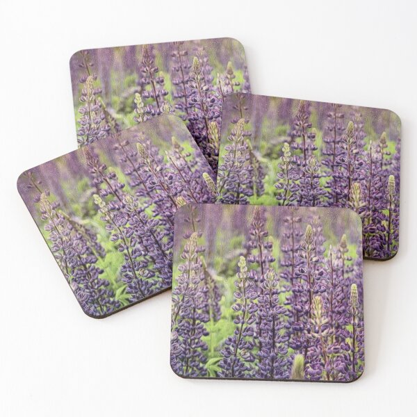 Item preview, Purple Lupin Painted Wildflowers designed and sold by HappyLifeCreate.