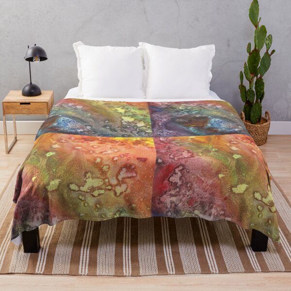 Item preview, Bright Vivid Crystals And Abstract Watercolor Decor I designed and sold by Irina Sztukowski.