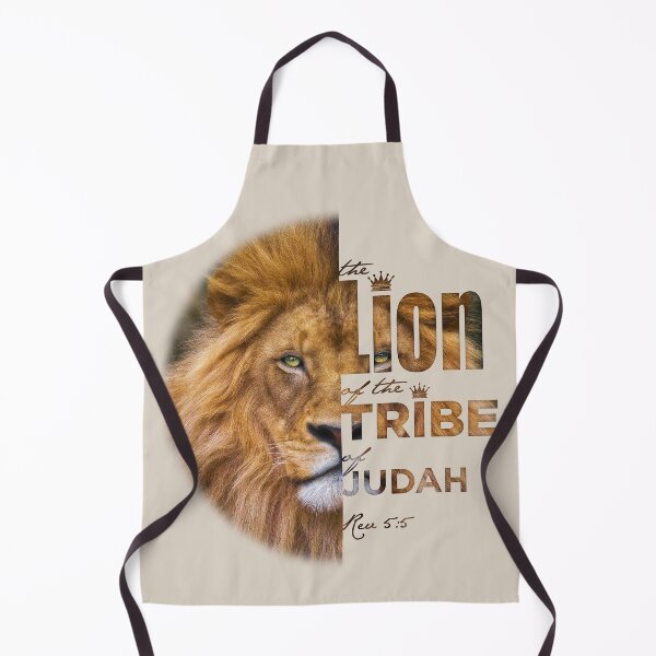 Item preview, Lion of Judah with crown on greige designed and sold by AbideApparel.