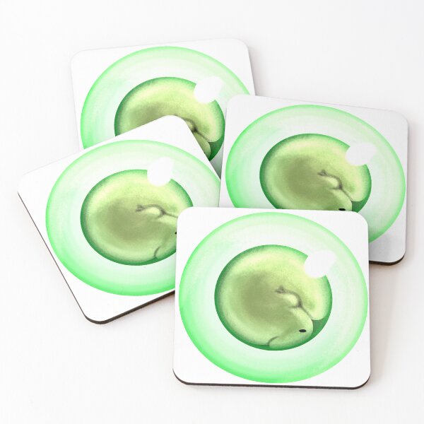 Item preview, Slug Cat Egg (Green) designed and sold by MonokromeDemon.