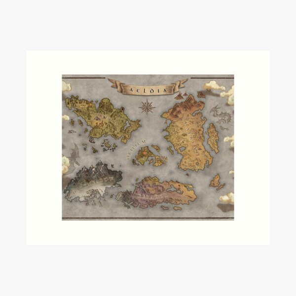 Item preview, Aeldia Map designed and sold by The Moonlight Library.