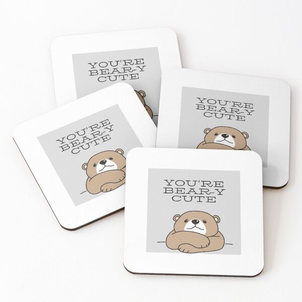 Item preview, You're Bear-y Cute pun designed and sold by CreationsByMS20.
