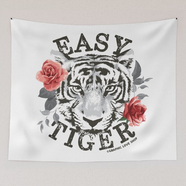Item preview, Easy Tiger © GraphicLoveShop designed and sold by Graphic Love Shop.